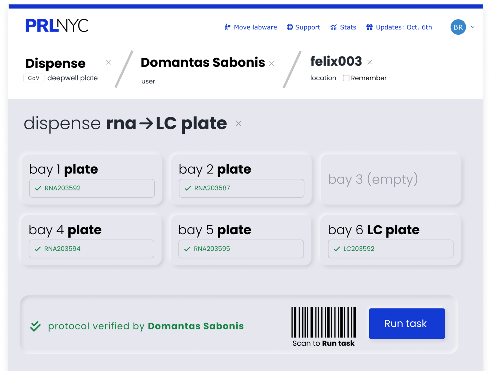 Lab Software Visual Redesign